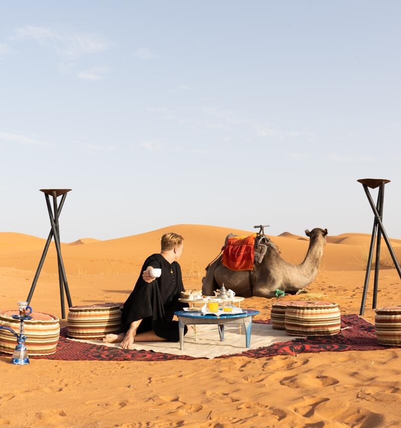 Camel Trekking in Zagora Desert