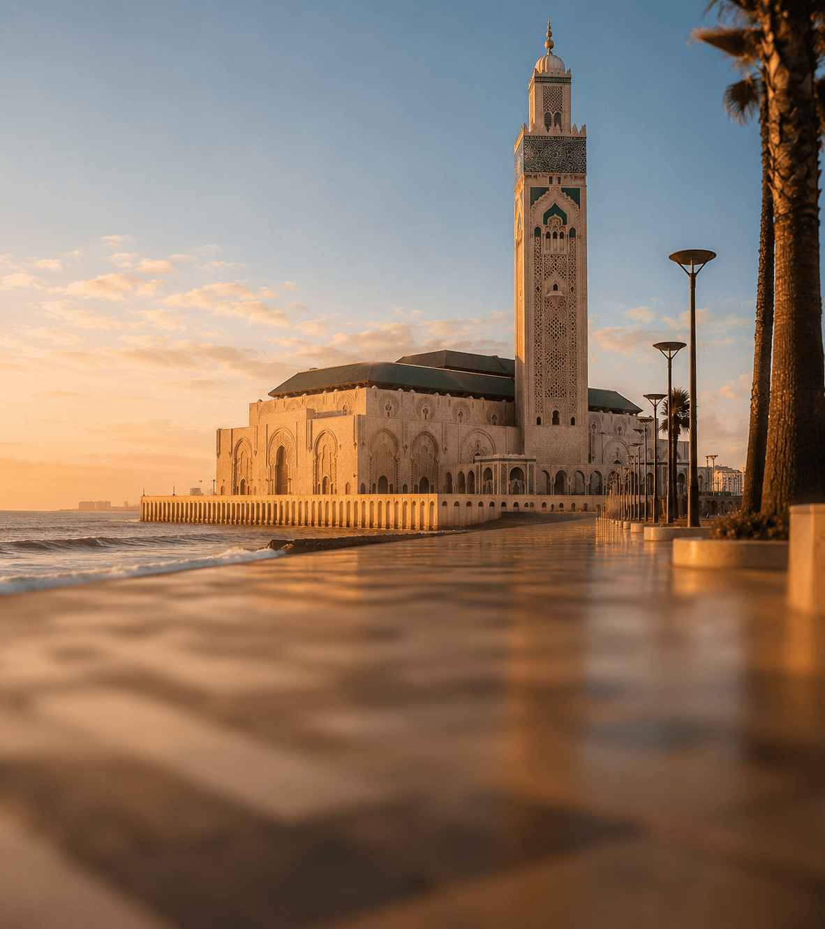 Hassan II Mosque in Casablanca
