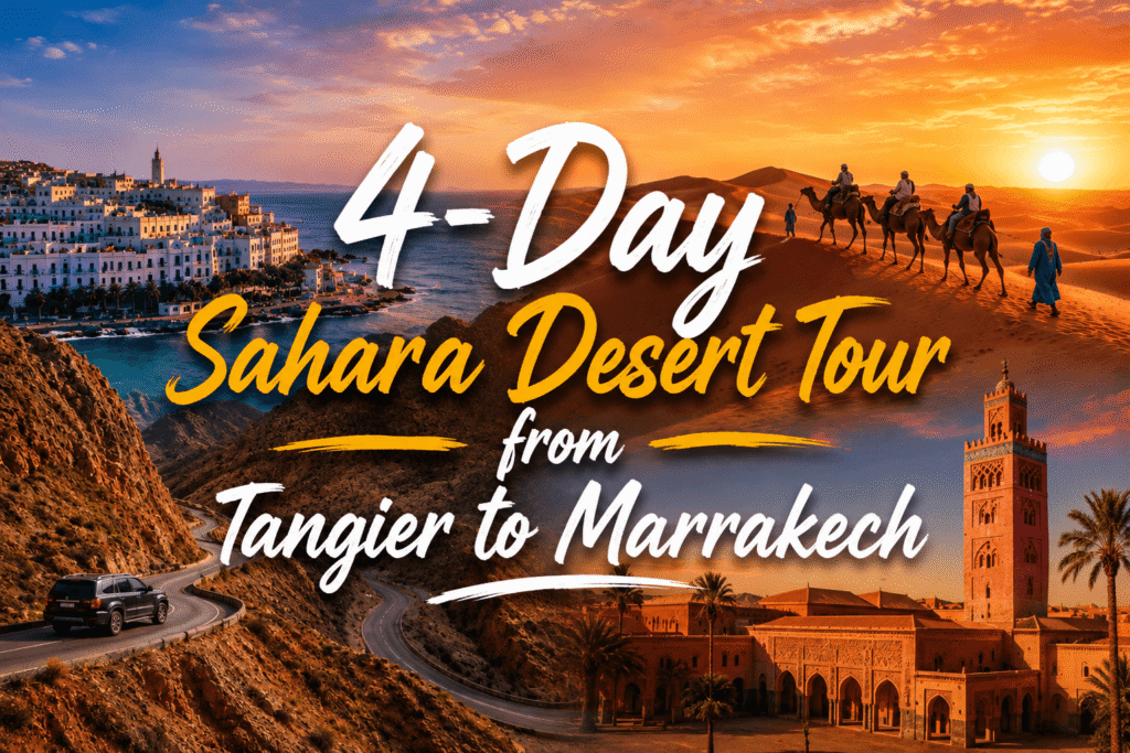 4-Day Sahara Tour from Tangier to Marrakech