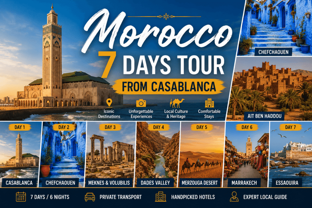 Morocco 7-Day Tour From Casablanca
