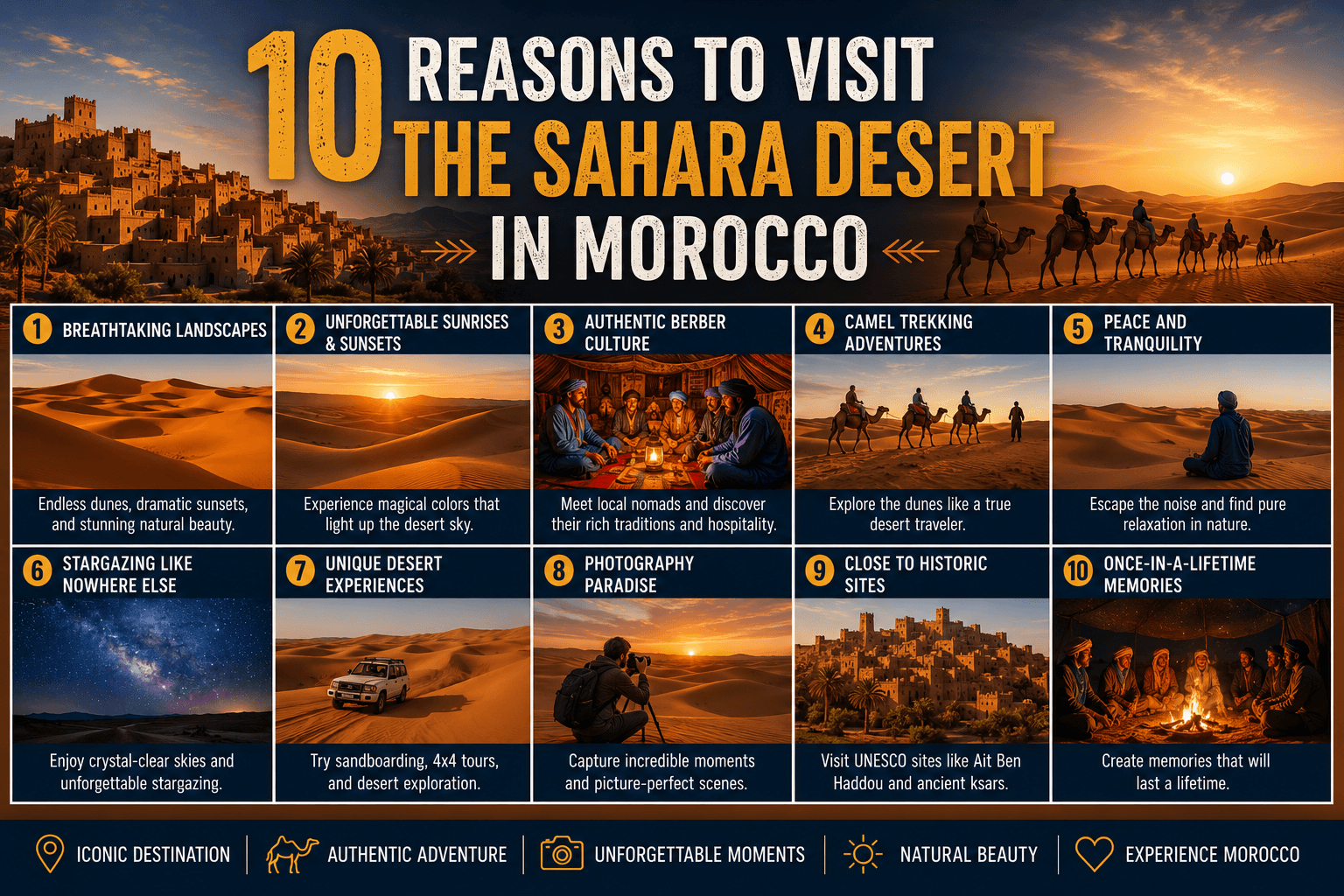 10 Reasons to Visit the Sahara Desert in Morocco