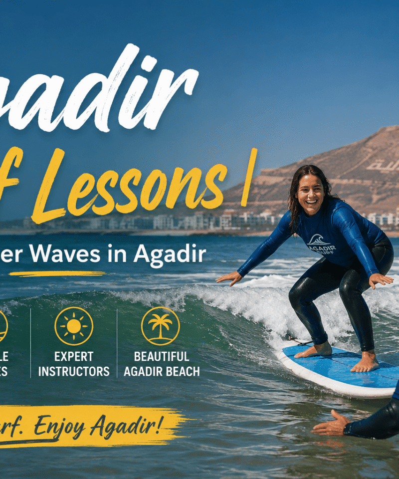 Agadir Surf Lessons - Beginner Waves in Agadir 2026/2027