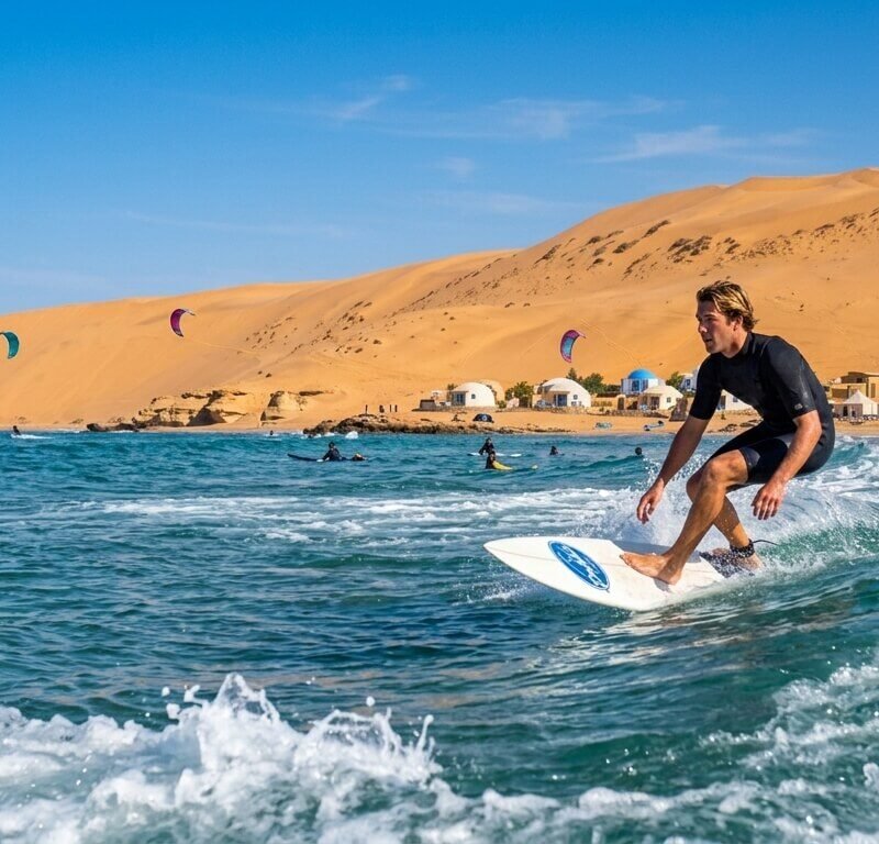 Dakhla Surfing Class in Morocco